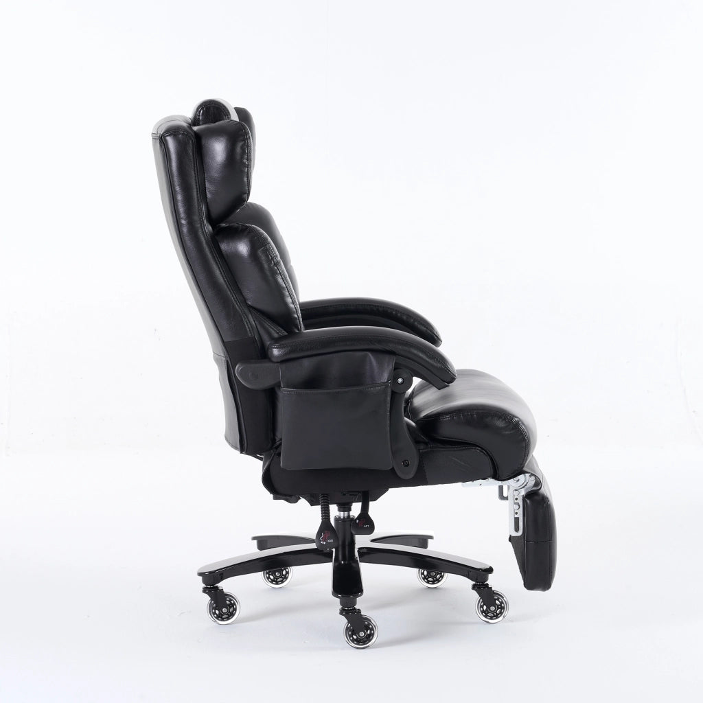 Sedia da ufficio ergonomica XXL - Zephmum- Massaggio, riscaldamento, poggiapiedi, regolabile