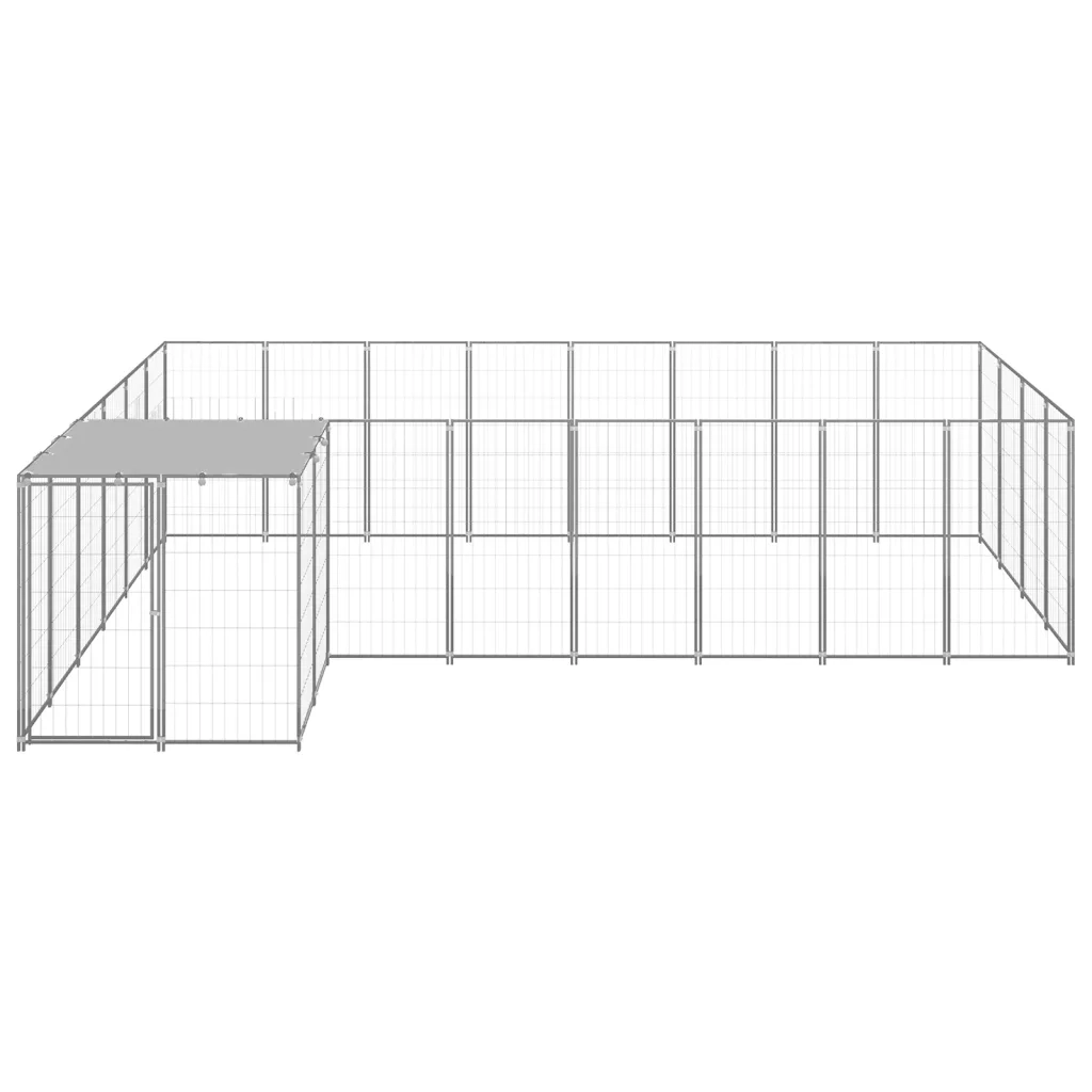 Gabbia per Cani Argento 10,89 mÂ² in Acciaio   cod mxl 48593