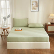 Doppio Mousseline Hoeslaken - Respira e Comodo - 1 pezzo - 200 x 200 x 30 cm - 100% Cotone