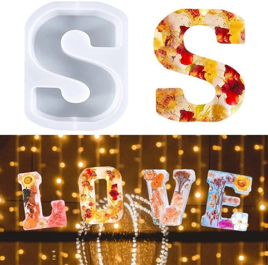 Stampo in Silicone per Cake e Decorazione 7 Pollici Grande Lettera Forma A-Z