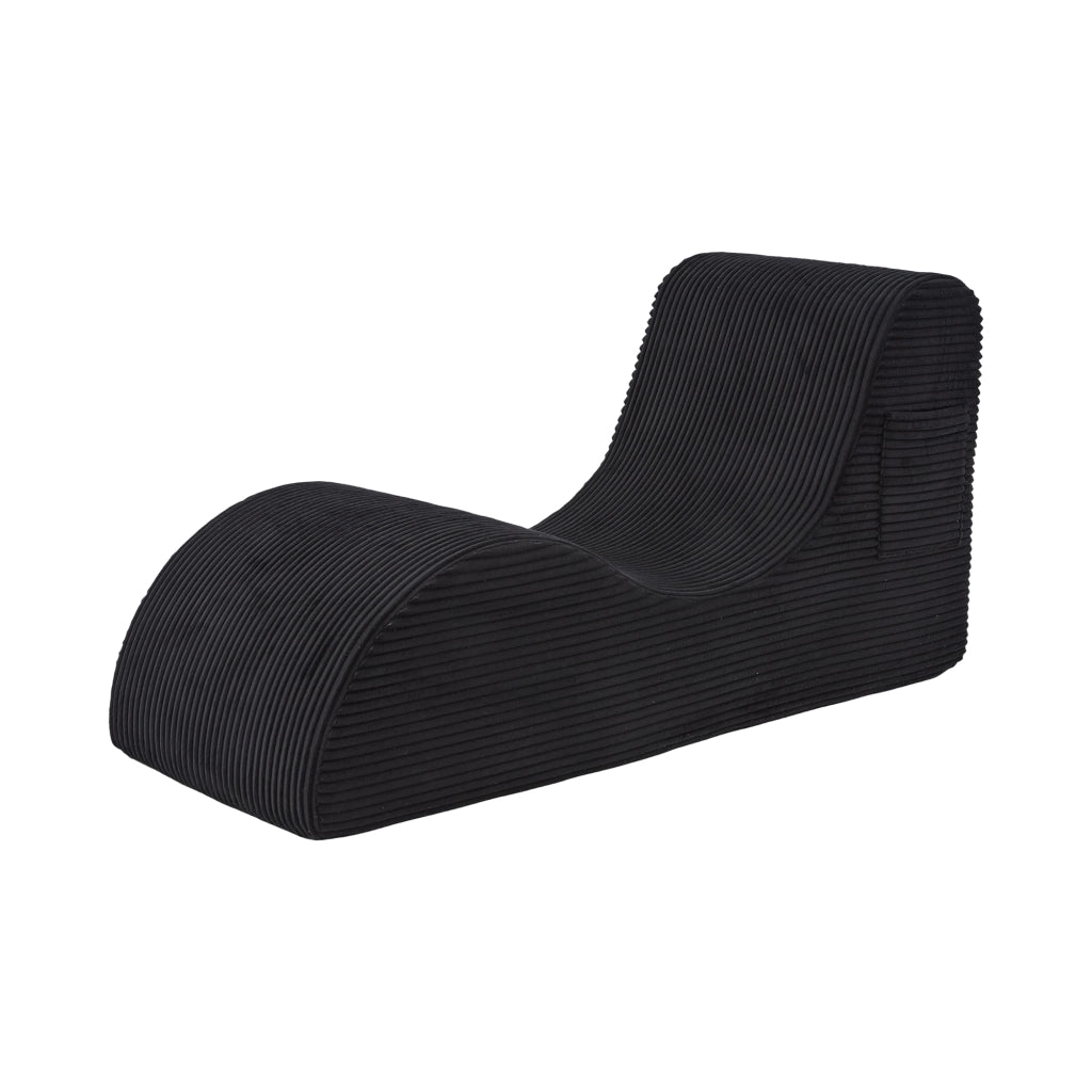 Poltrona Relax Design Ergonomica ¨C MINIMAL ¨C Nera, Schiuma ad Alta Densit¨¤