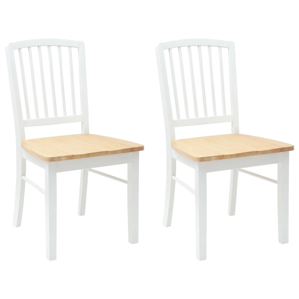 Sedie da pranzo 2 pcs Bianco 50 x 52,5 x 91 cm 42020452