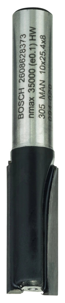 2608628373 - Fresa dritta, 8 mm, D1 10 mm, L 25,4 mm, G 56 mm 8 mm, D1 10 mm, L 25,4 mm, G 56 mm