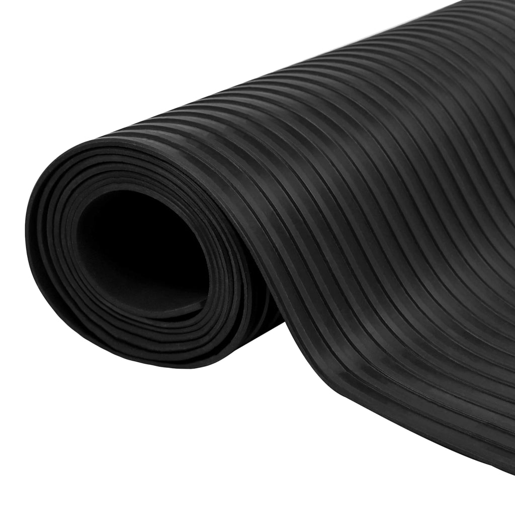 Tappeto per pavimento Nero 1 x 5 m Gomma 42046721
