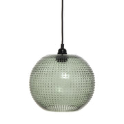 Lampada a sospensione Rita in vetro verde smeraldo
