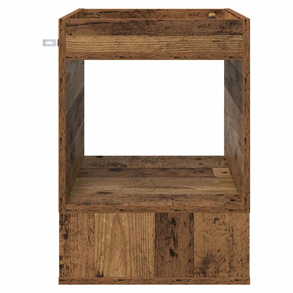 Tavolino 2 pcs Legno vecchio 40 x 40 x 56 cm Legno multistrato 890957