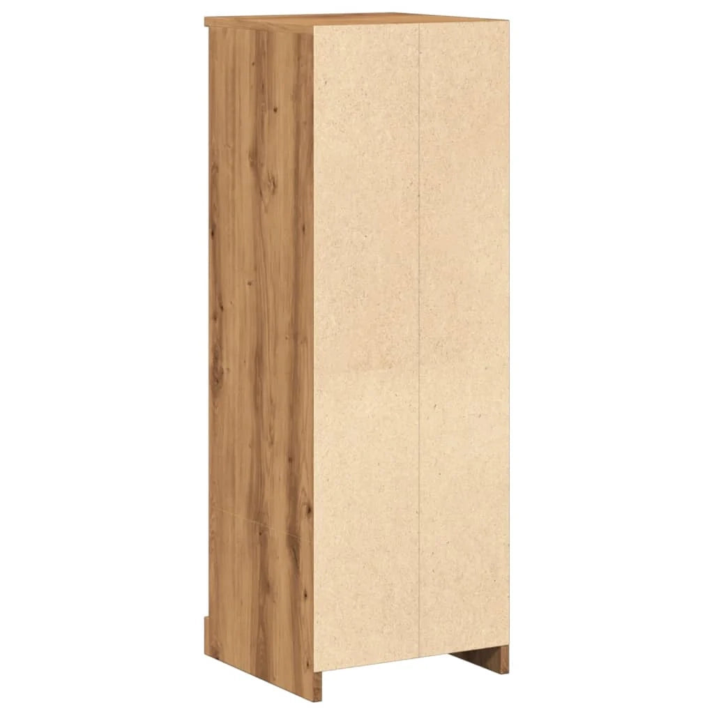 Buffet credenza cassettiera mobiletto mobile contenitore organizer cucina soggiorno salotto alto fatto a mano 36 x 35,5 x 103,5 cm legno ingegnerizzato marrone 02_0033161