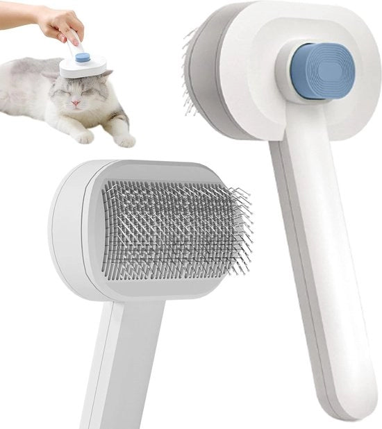 Borsetta per Grooming, Slicker Borsetta per Cani, Borsetta per Animali da Casa con Pettini per massaggi per gatti e cani con capelli corti, Medi e Lunghi
