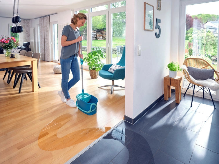 Leifheit Set Clean Twist Disco Mop Ergo Mocio Pavimenti Secchio Lavapavimenti