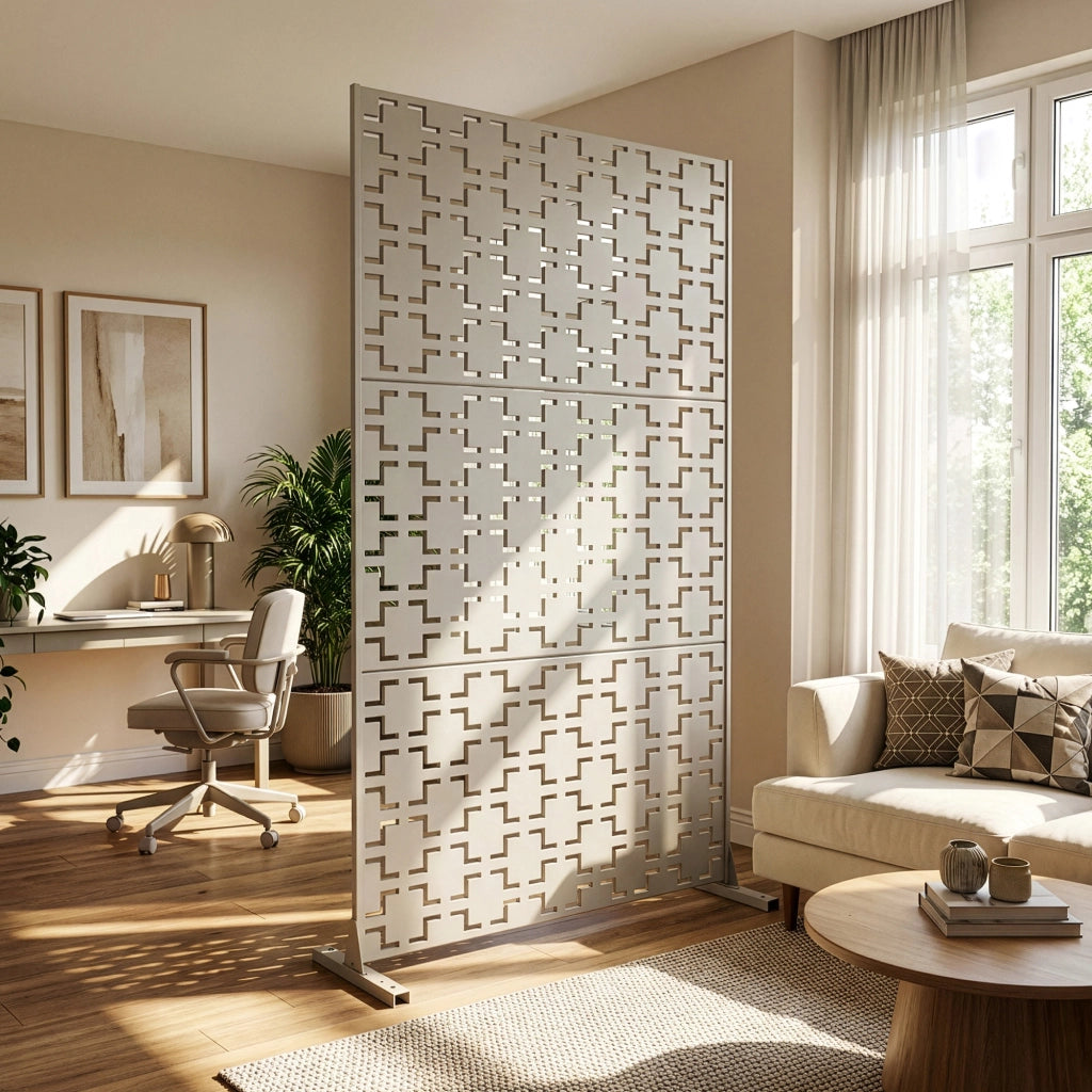 Pannello Divisorio Basciano Struttura Traforata in Acciaio 180 x 90 cm - Cachi casa.pro