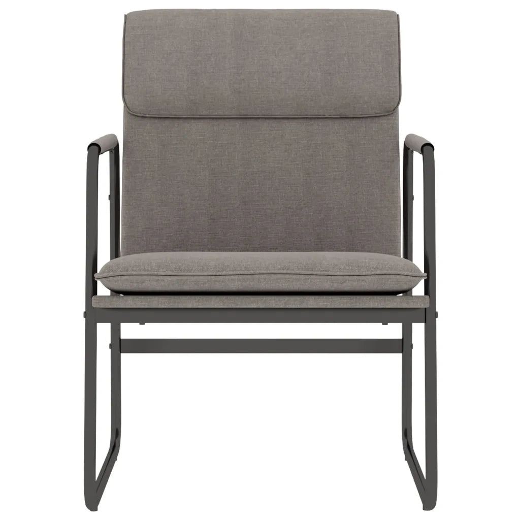 Sedia Lounge Tortora 55x64x80 cm in Tessuto cod mxl 14523