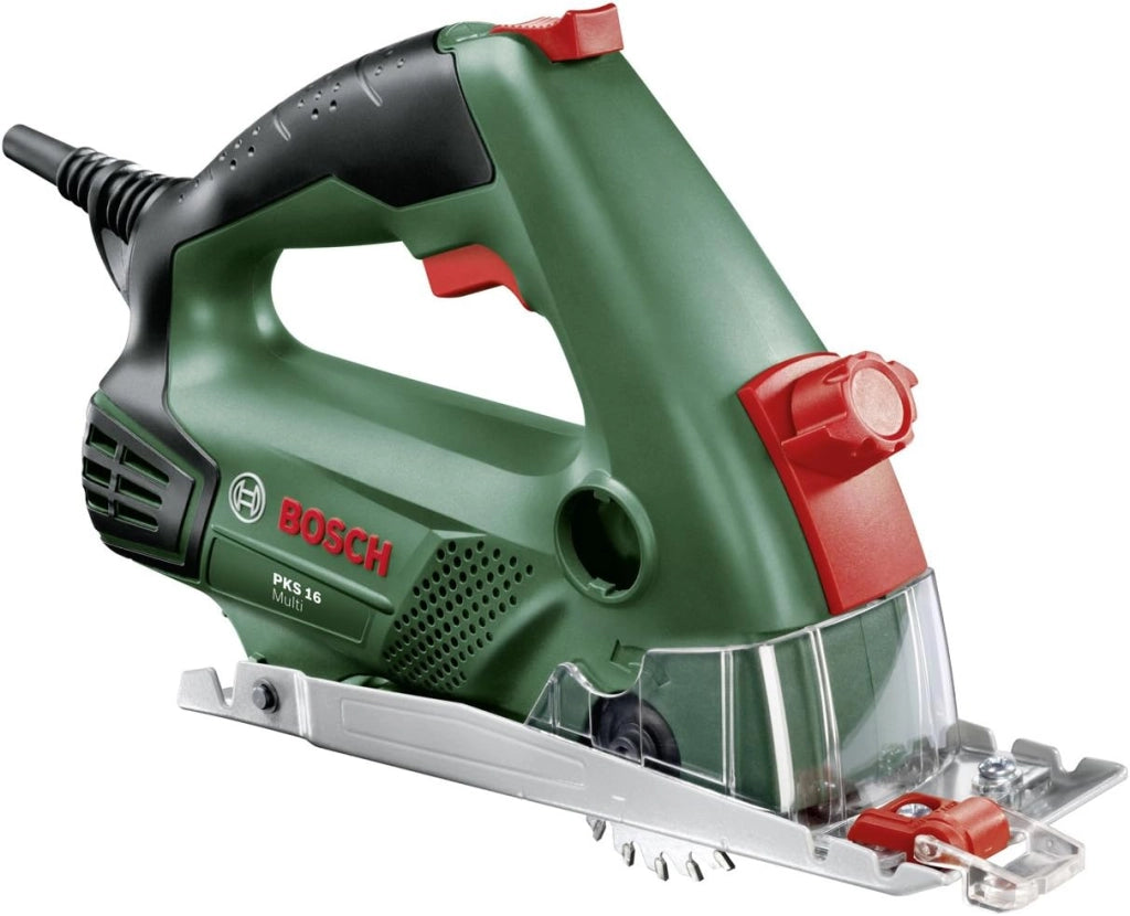 Bosch Home and Garden PKS 16 Multi Mini Sega Circolare, verde