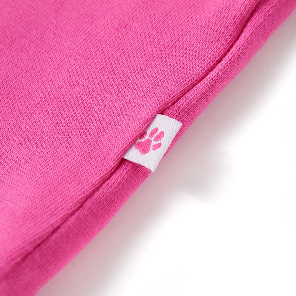 Maglietta da Bambina Maniche Aletta Rosa Scuro 116 10841