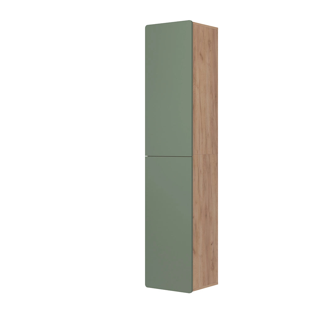 Vicco Mobiletto da bagno Quercia verde/oro 36.6 x 171.6 cm