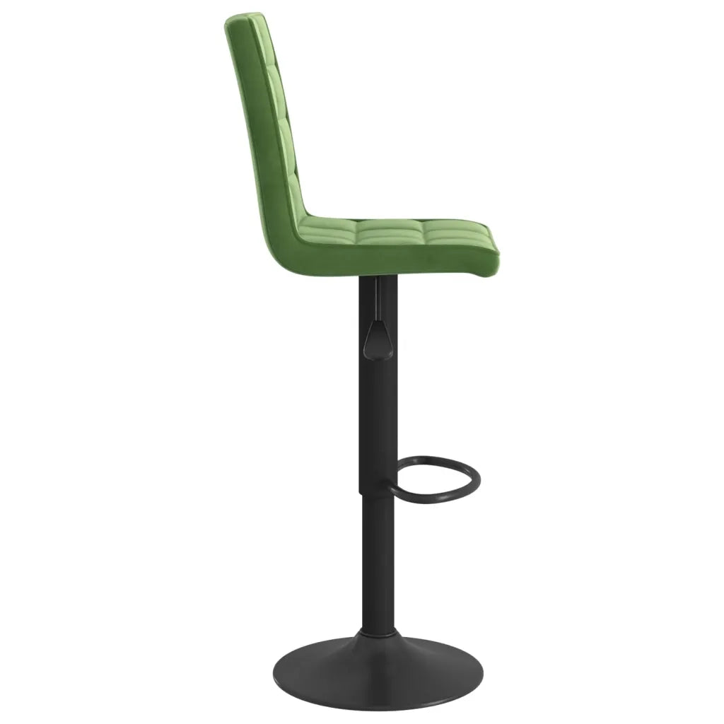 vidaXL Sgabelli da Bar 2 pz Verde Scuro in Velluto