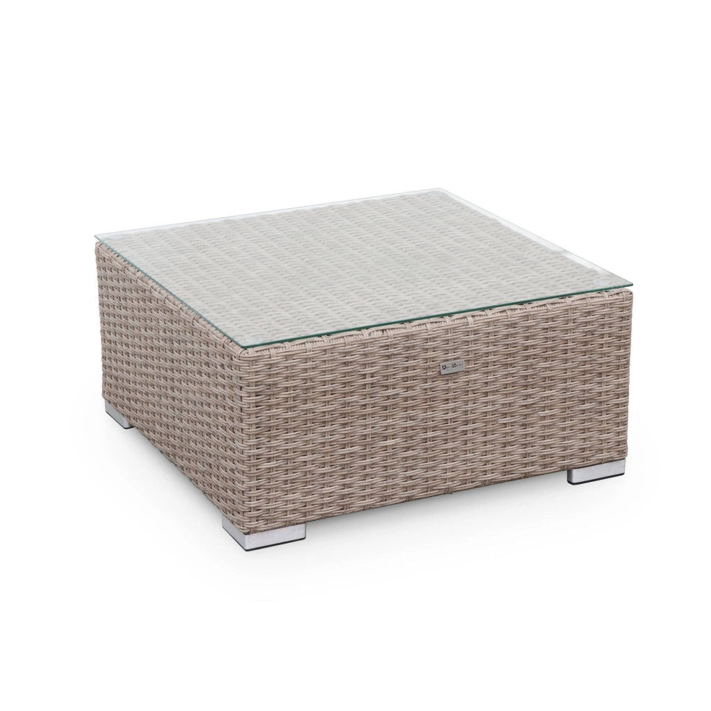 Salotto da giardino premium in resina intrecciata, 5 posti, marrone