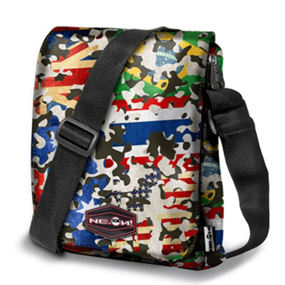 Trade Shop - Tracollina Neon Gut Camo Colori Regolabile Scuola Tempo Libero Ragazzi -