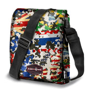 Trade Shop - Tracollina Neon Gut Camo Colori Regolabile Scuola Tempo Libero Ragazzi -
