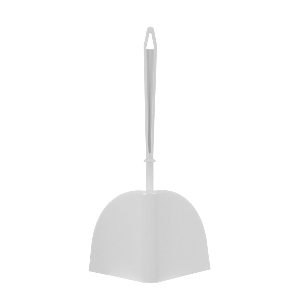 Portascopino wc angolare in Plastica bianco da appoggio