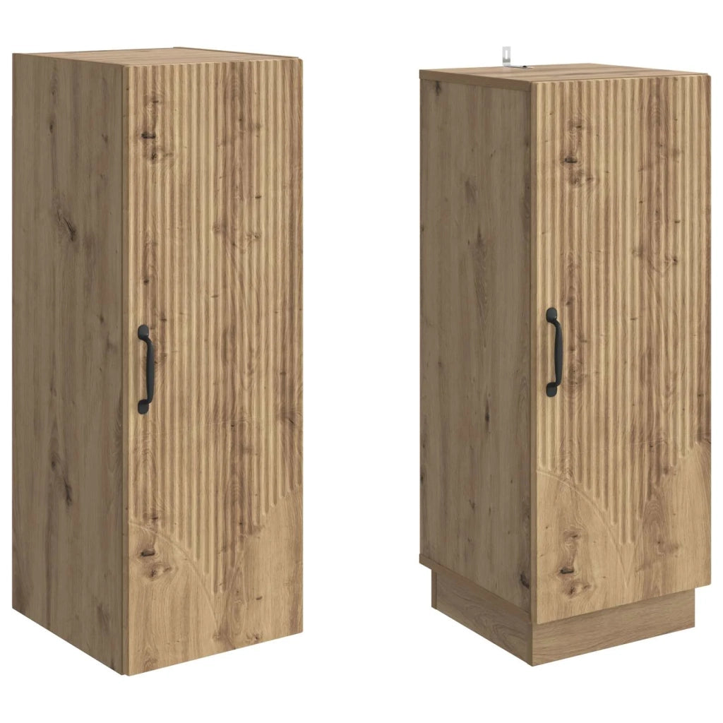 Set di armadi 2 pcs Rovere Artigianale Legno ingegnerizzato