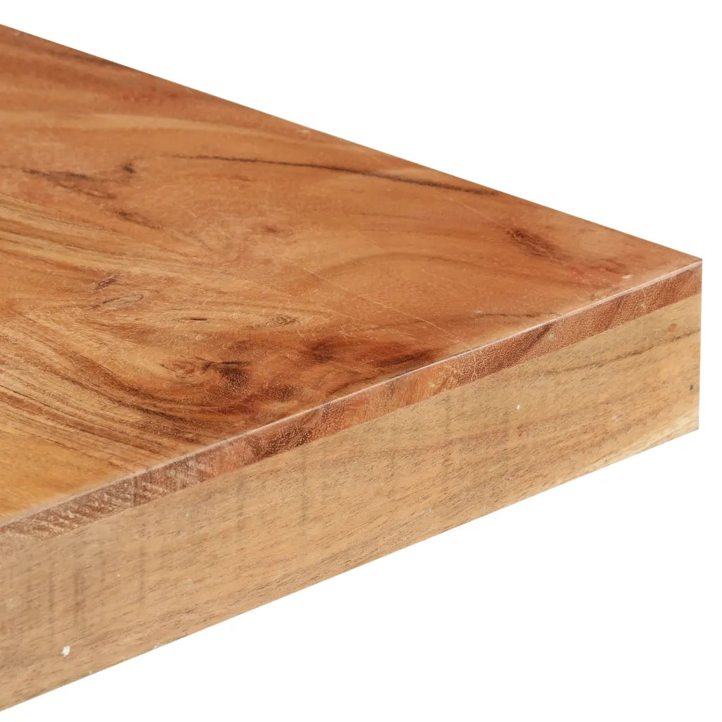 Tavolo da Pranzo 160x80x76 cm in Legno Massello di Acacia cod mxl 58858