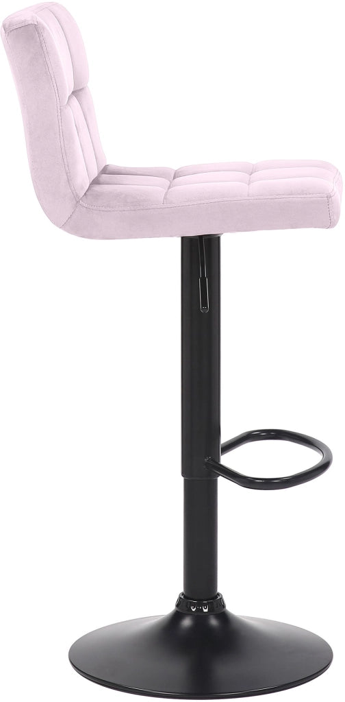 Set di 2 sgabelli bar Feni in velluto Rosa