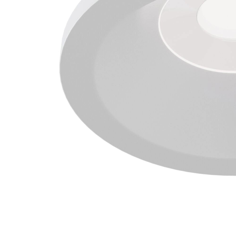 Faretto Da Incasso Moderno Zoom Alluminio Bianco 1 Luce