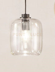 SOSPENSIONE VERVE-3 1 LUCE TRASPARENTE ATTACCO E14 SENZA BASE D' ATTACCO D.16CM H.19CM