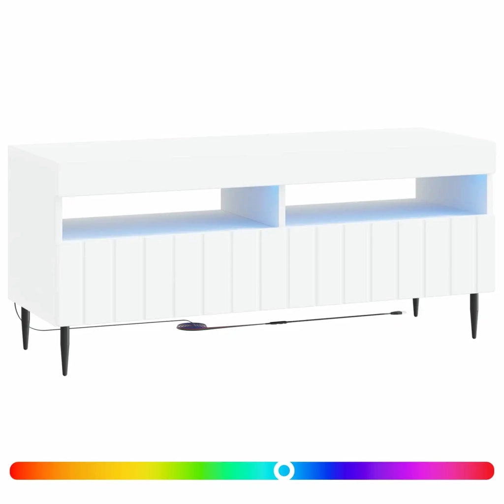 Mobile TV LED Bianco Legno ingegnerizzato 896545