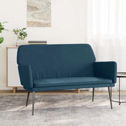 vidaXL Panca Blu 108x79x79 cm in Velluto