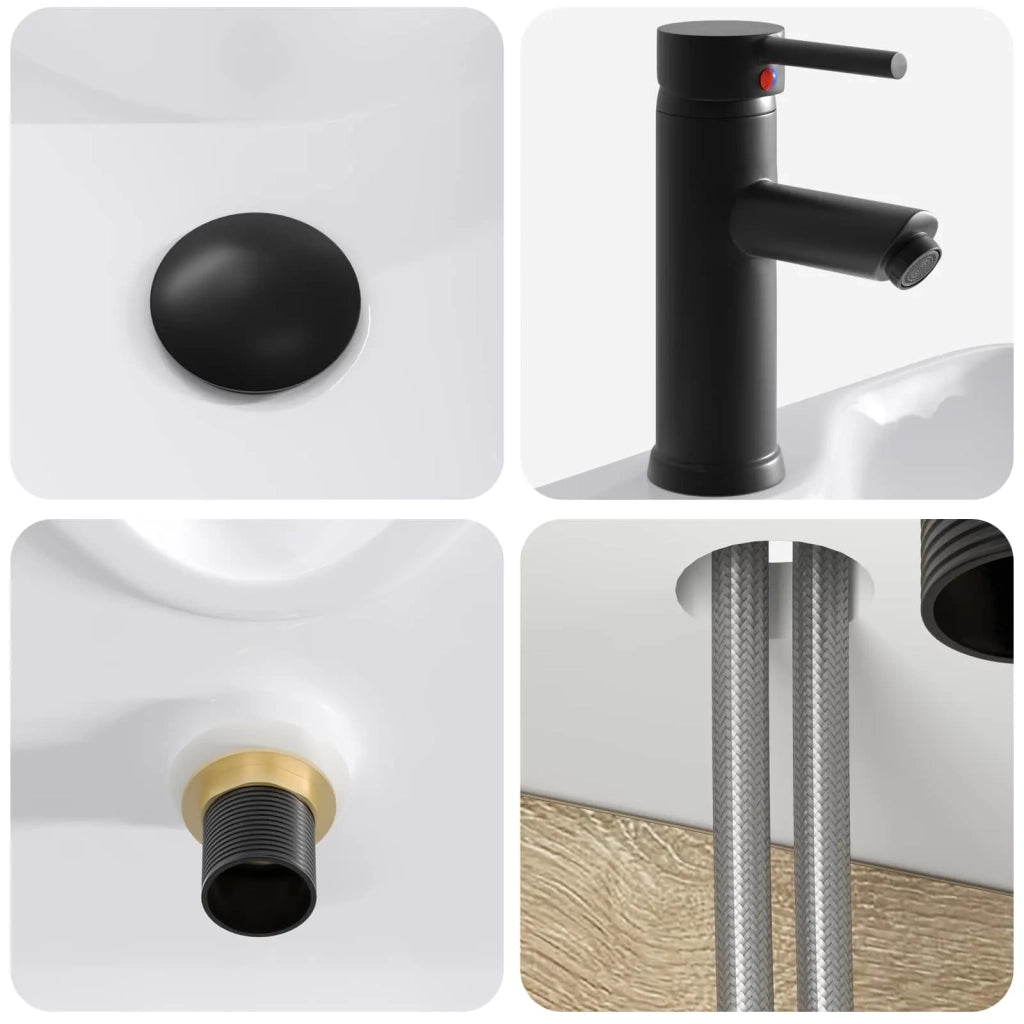 Mobile Lavabo da Parete Rovere Sonoma 39 x 41 x 62,5 cm 890574