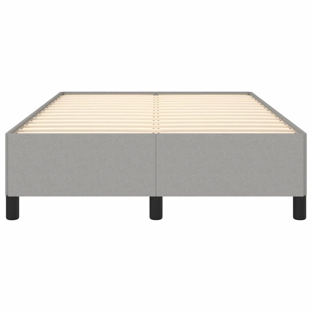 Giroletto senza Materasso-Struttura Letto Grigio Chiaro 120x190 cm in Tessuto 242582