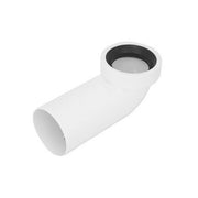 CURVA BIANCA WC  HTSB  CON GUARNIZIONE  VALSIR- Diam. 110  90  °- VALSI- pezzi 1