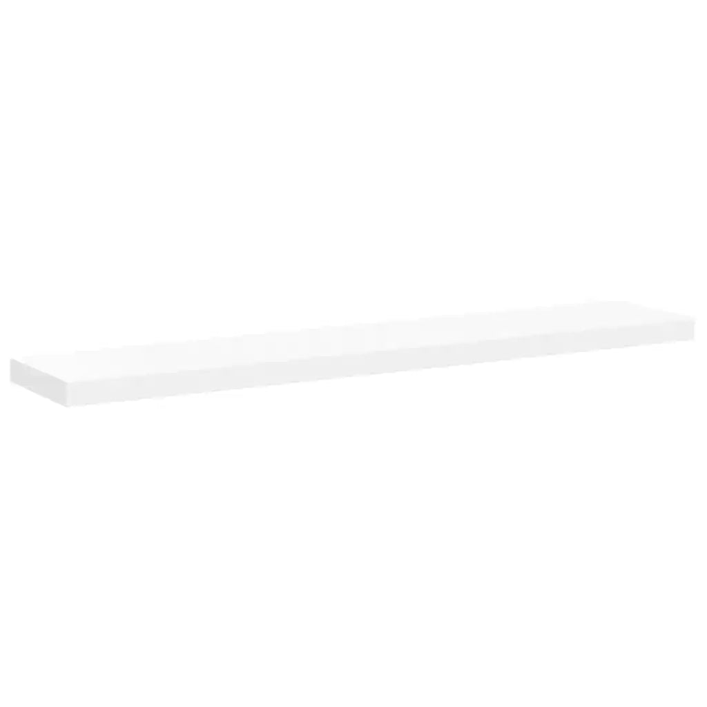 Scaffale a Parete Bianco 120x23,5x3,8 cm in MDF 323820