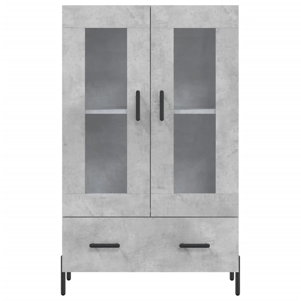 Buffet credenza cassettiera mobiletto mobile contenitore organizer cucina soggiorno salotto alto 69,5 x 31 x 115 cm legno ingegnerizzato grigio 02_0034472