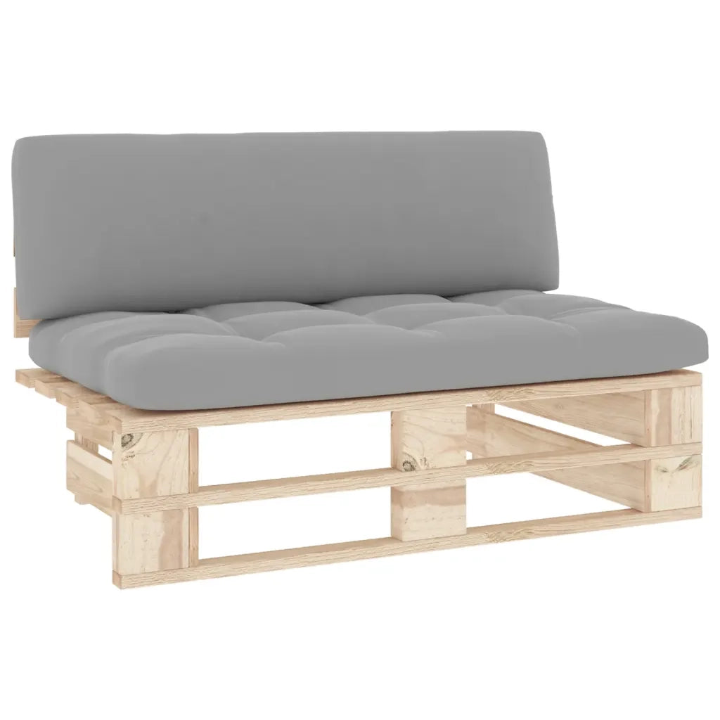 Divano Centrale Giardino-Sofa da giardino su Pallet in Legno di Pino Impregnato 768204