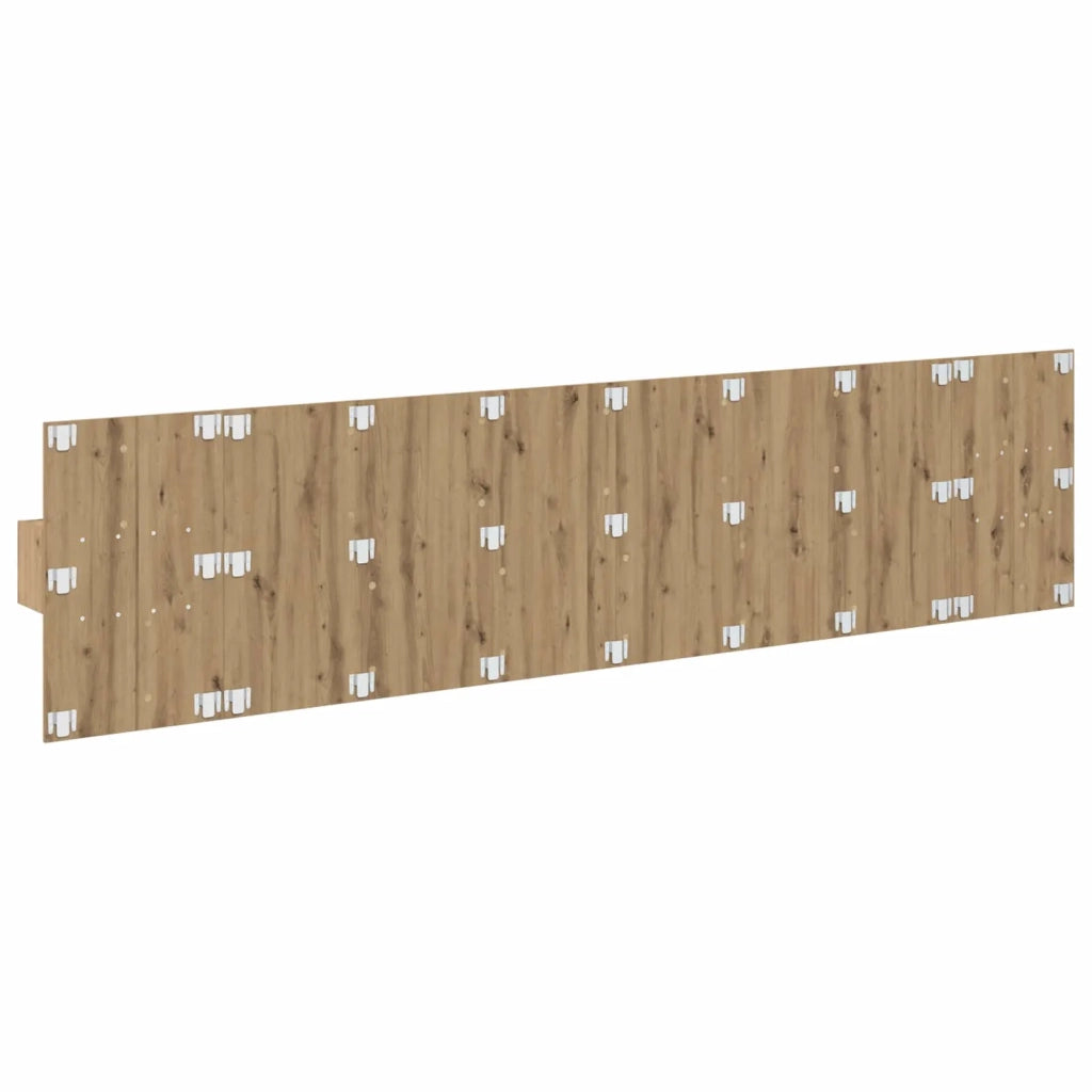 Testata con Comodino 3 pcs Rovere artigianale Legno multistrato 3415967