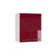 Vicco Pensile da cucina Rosso bordeaux lucido 60 cm