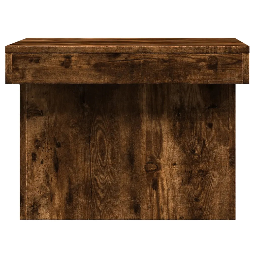 Tavolino da salotto | Tavolino da caff¨¨ | Tavolino da Soggiorno Rovere Fumo 80x55x40 cm Legno Multistrato