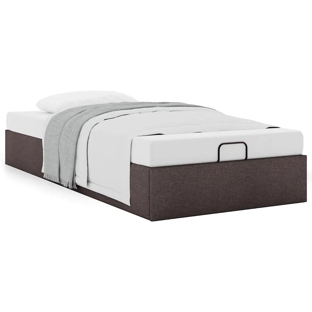 Struttura Letto Pouf senza Materasso 90x190 cm in Tessuto 3310843