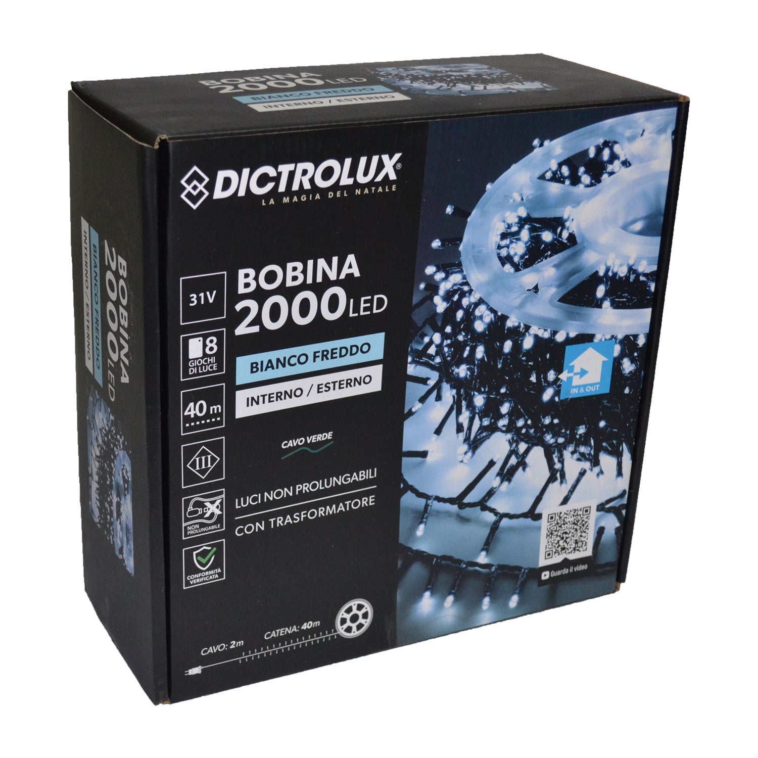 LUCI LED GHIACCIO 2000LED X EST.