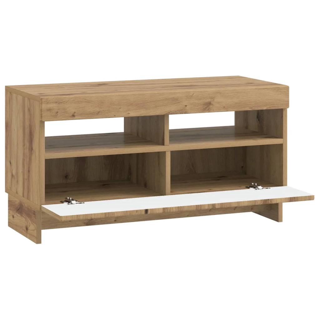 Mobile TV LED Rovere Artigianale Legno ingegnerizzato 896124