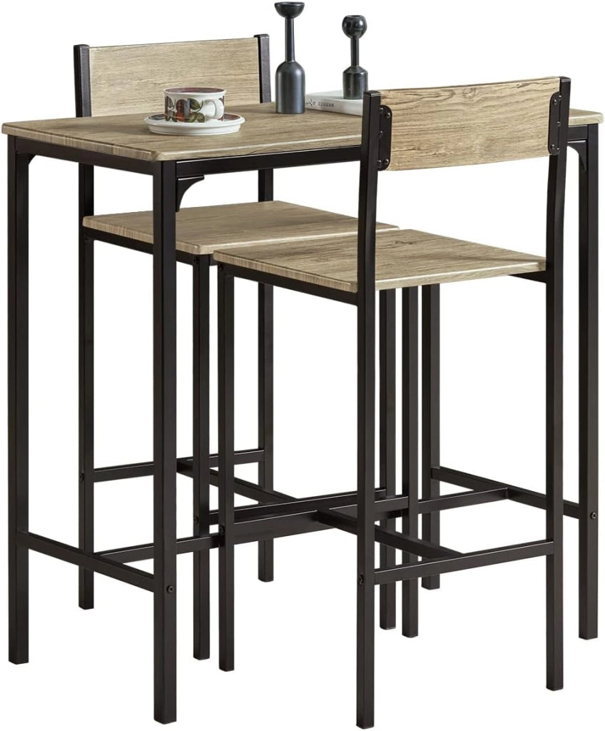 Tavolo con sedie Cucina Tavolo Bar Sgabello Bar Tavoli Ristorante Stile Vintage Altezza 87 cm OGT03-HG