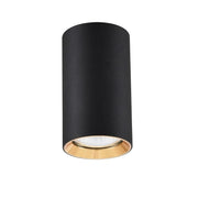 Spot da soffitto Manacor 13 cm GU10 nero/oro Light Prestige