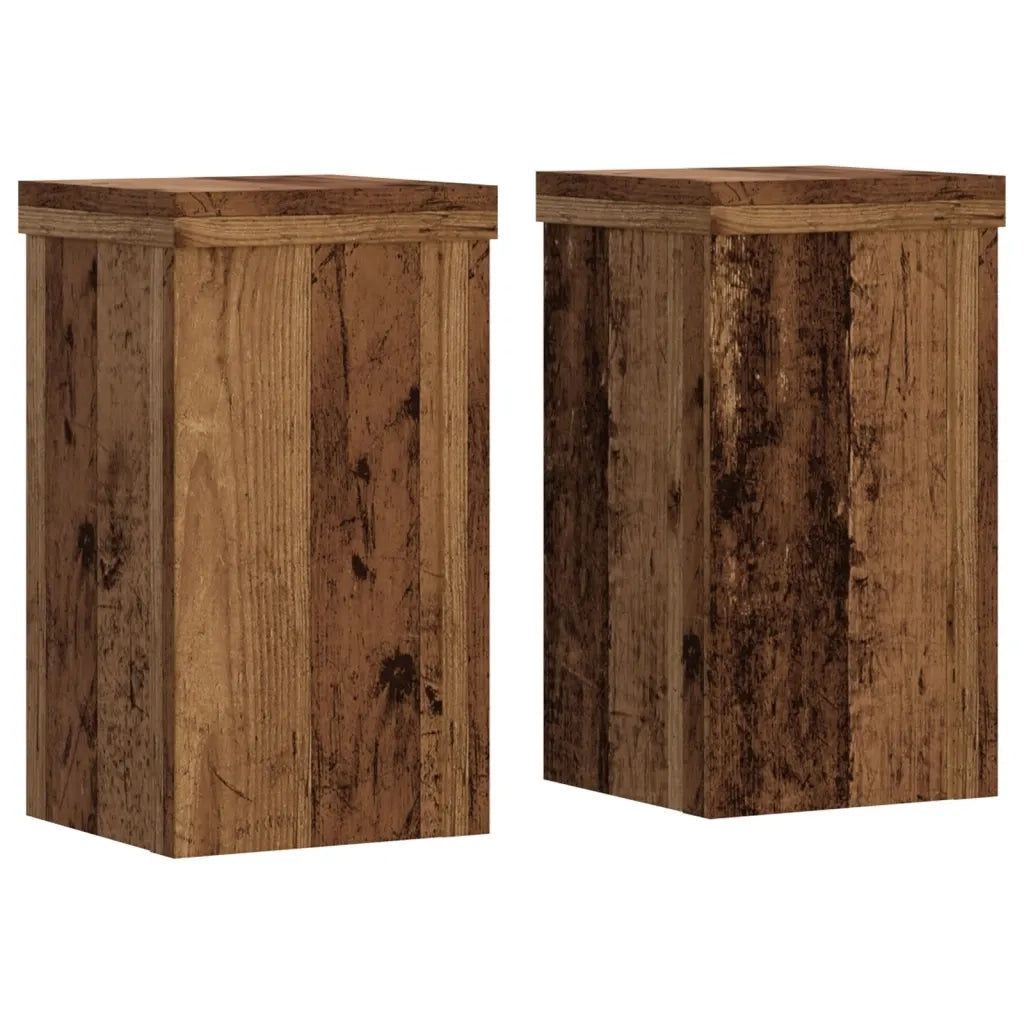 Supporti per piante | Sostegno per piante 2 pz Legno 10x10x18 cm Legno Multistrato