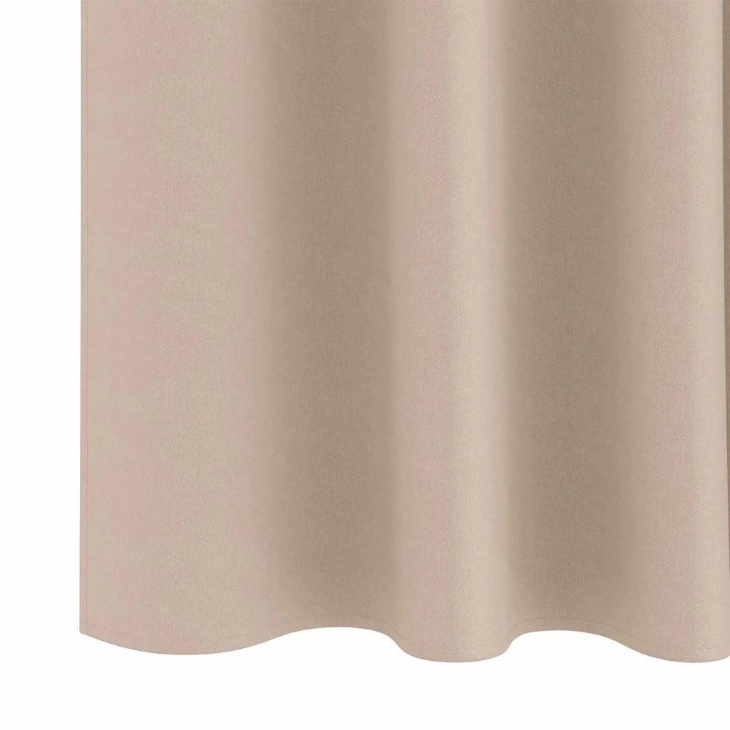 Tende Blackout con Anelli 2 pcs Talpa 140 x 140 cm Poliestere 4107438