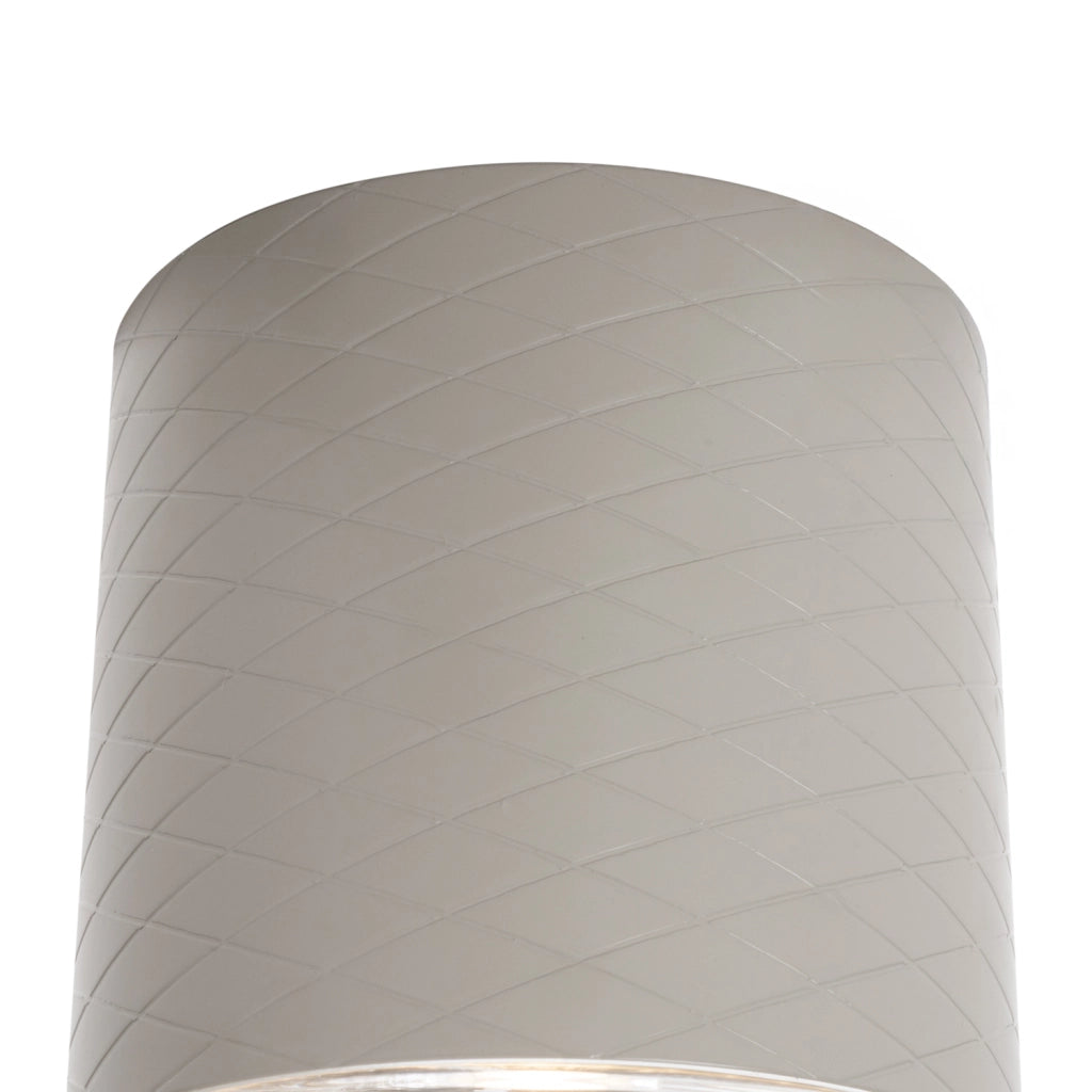 Spot soffitto Maxlight Fusion taupe tondo LED 7W reticolare