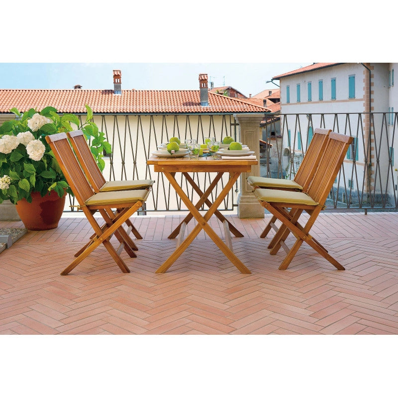 Tavolo Lipari MOIA pieghevole teak da 120x70 cm