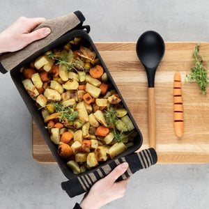 Set Mestoli 7 Pezzi Utensili da Cucina Con Barattolo Contenitore