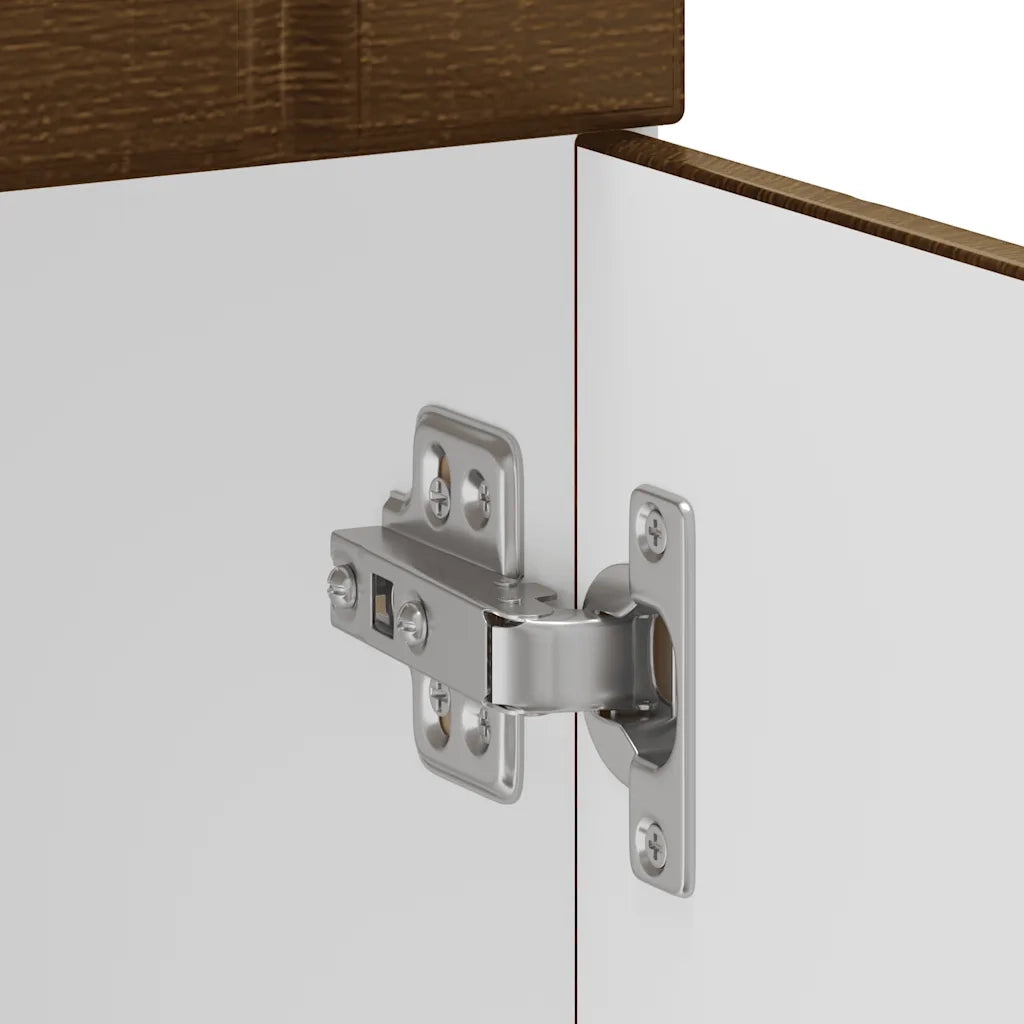 vidaXL Base da Cucina Lucca Rovere Marrone in Legno Multistrato